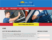 Tablet Screenshot of infinitytint.com
